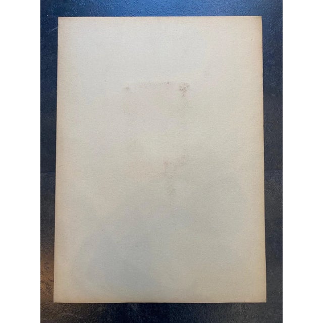 Otto Vautier, L'envol, 1910, Pencil on Paper For Sale - Image 5 of 6