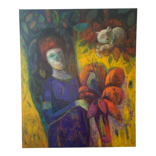 “Los Brillos”, Oil on Canvas, Joscha III Chavez (Signed) For Sale