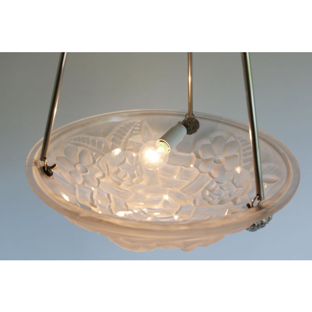 1930s Art Deco Pendant Light by David Gueron Degue, 1930 For Sale - Image 5 of 12