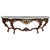 Spanish 20th Century Baroque Style Carved Walnut Ormolu and Marble Console Table For Sale - Image 9 of 9