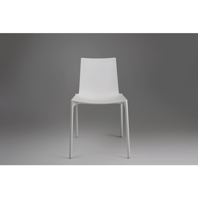 2000 - 2009 Vintage White Design Chair, Belgium, 2000s For Sale - Image 5 of 11