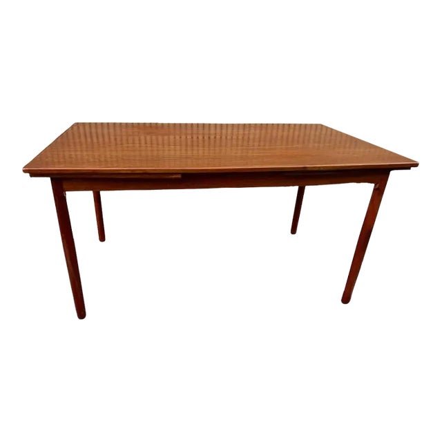 Mid Century Danish Teak Draw Leaf Dining Table. 1960s. For Sale