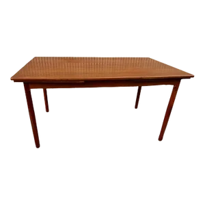 Mid Century Danish Teak Draw Leaf Dining Table. 1960s.