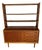 Sideboard Bookcase with Pull-Out Desk in Teak, Denmark, 1960s For Sale