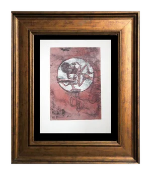 Abstract Paul Klee Lithograph Ltd Edition “The One in Love"