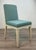 Theodore Alexander Theodore Alexander Modern Robin's Egg Blue Fret Work Dining Chairs Set of 4 Ax40007 For Sale - Image 4 of 5