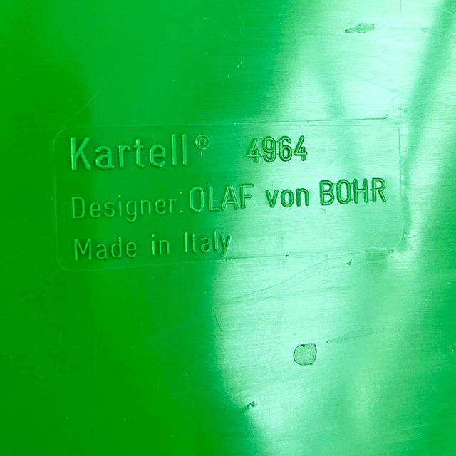 Green Chest of Drawers Model 4964 by Olaf Von Bohr for Kartell, 1970s For Sale - Image 10 of 11