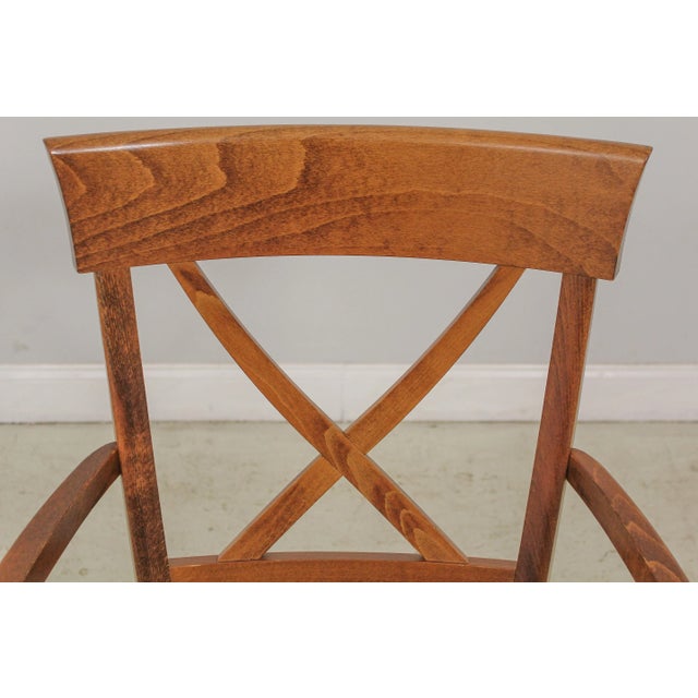 2000 - 2009 Set of 4 Italian Made Regency Armchairs For Sale - Image 5 of 13