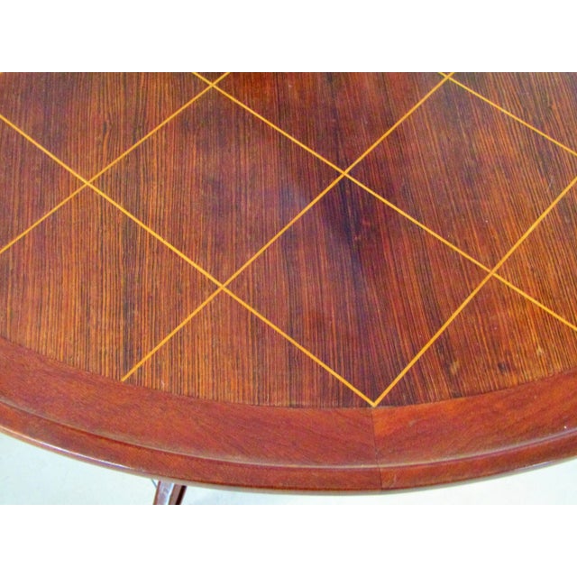 Wood Art Deco Style Rosewood Coffee Table, 1940s For Sale - Image 7 of 11