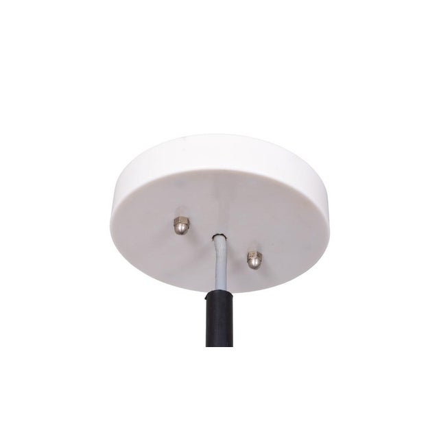 Mid-Century Modern Dutch Globe Pendants by Franck Ligtelijn for Raak Amsterdam, 1960s, Set of 2 For Sale - Image 3 of 12