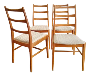Vintage Swedish Chairs, 1960s, Set of 4