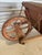 English Antique Wheelbarrow in Weathered Salmon Color From England For Sale - Image 3 of 18
