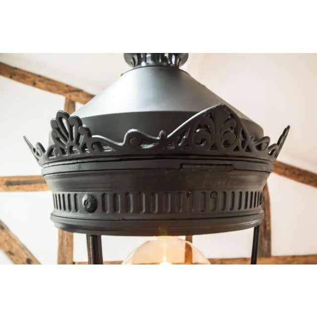 Metal Street Lantern from Lenzi, 1980s For Sale - Image 7 of 15