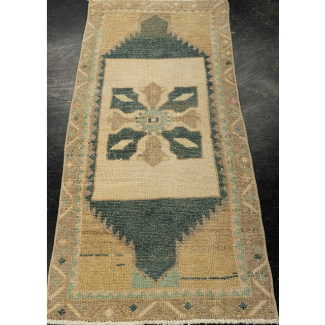 Turkish Mini Rug Oriental Hand Knotted Vintage Rug 1'6" x 3'3" #21184 Explore a curated collection of hallway runners,...