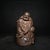 Cast Iron Laughing Maitreya Buddha Seated Statue, Happy Buddha Sculpture, Chinese Decorative Figurine For Sale - Image 4 of 7