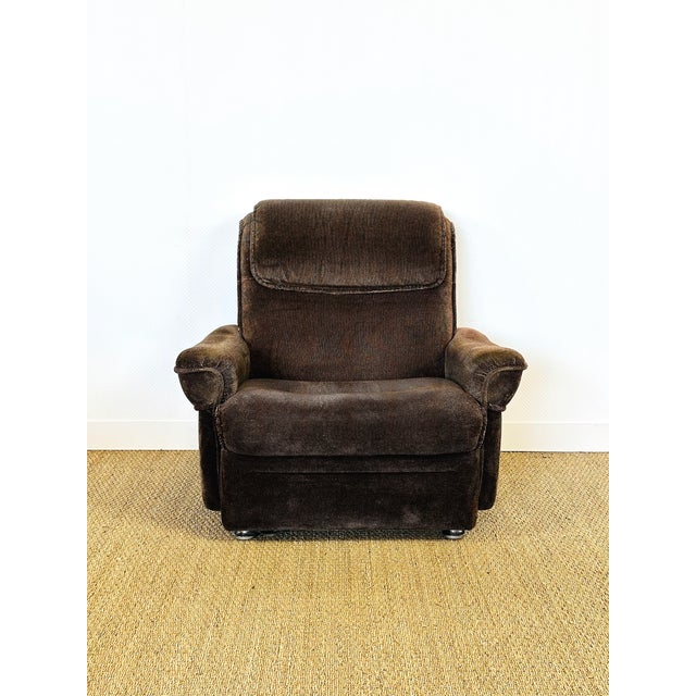 Vintage Scandinavian Velvet Living Room Set, 1960s, Set of 3 For Sale - Image 14 of 18