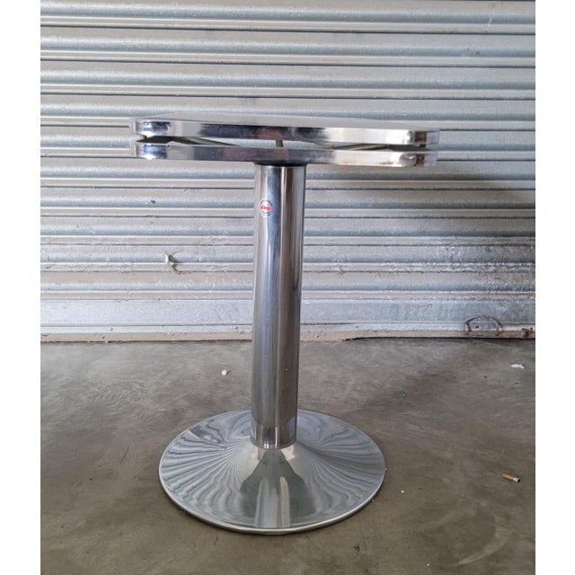 Metal Glass Console Table by Allegri, Italy, 1970s For Sale - Image 7 of 16