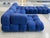 B&B Italia Cobalt Blue Modular Sofa by Mario Bellini for B & B Italia For Sale - Image 4 of 16