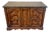 Vintage French Provincial / Louis XV-Style Oak Sideboard With Green Marble Top For Sale