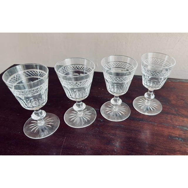 This is a vintage early 20th-century Rock Sharpe Shannon crystal barware mixed set. The 21-piece collection includes small...