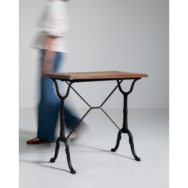 Cast Iron Bistro Table, Antique, France, 20th Century For Sale - Image 13 of 13