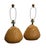 1980s 1980 Art Deco Shell Style Coral Tan Table Lamps- A Pair For Sale - Image 5 of 5