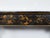 English Chinoiserie Black and Gold Console Tables with White Marble Tops, a Pair For Sale - Image 12 of 12