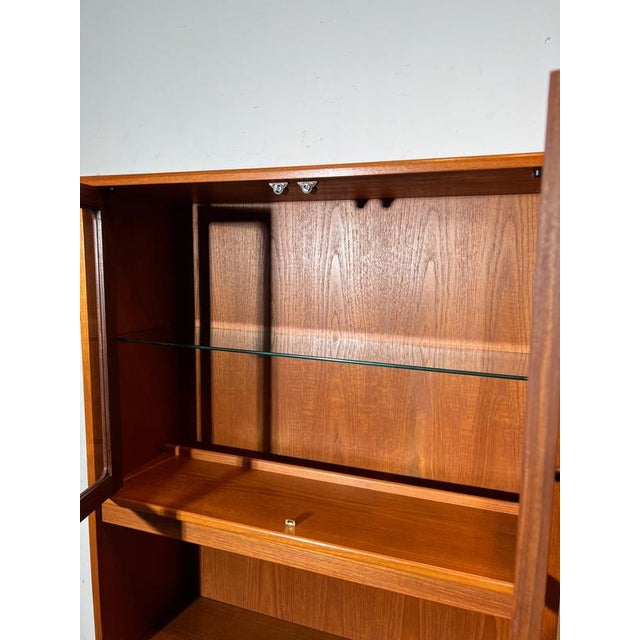 Mid-Century Modern Teak Display Cabinet For Sale - Image 3 of 5