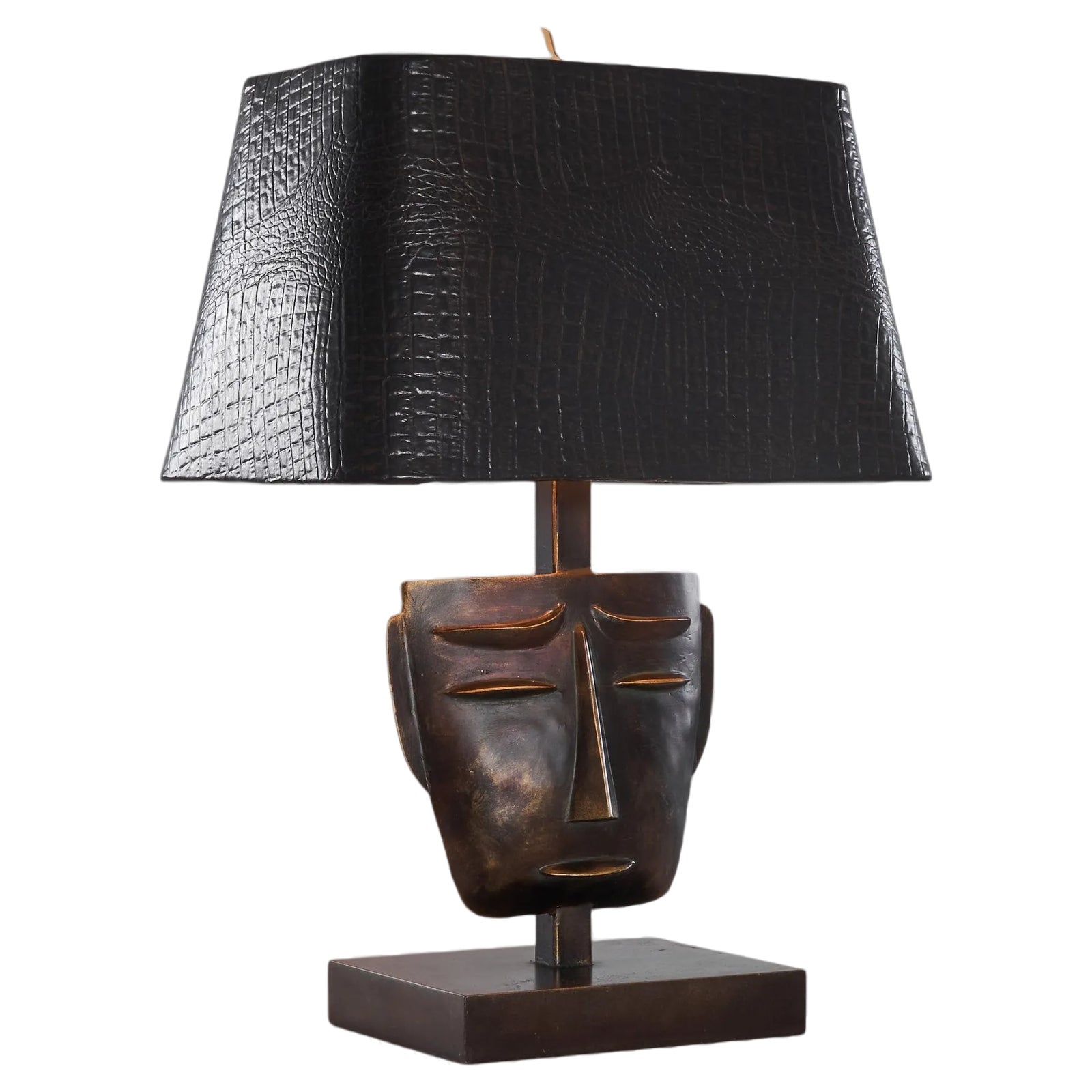 Visage Table Lamp by Lam Lee for Leeazanne, 1990s | Chairish