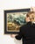 This mid 20th century painting from Belgium is an oil on canvas. It is distinguished by its stormy sky & dunes, a detail...