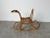 Brown Mid-Century Franco Albini - Style Rattan & Bamboo Rocking Horse / Sculpture For Sale - Image 8 of 13