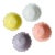 Creative Four-Color Flower-Shaped Dipping Sauce Dish - Set of 4 For Sale
