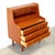 Brown 1950s Danish Teak Secretary Desk For Sale - Image 8 of 12