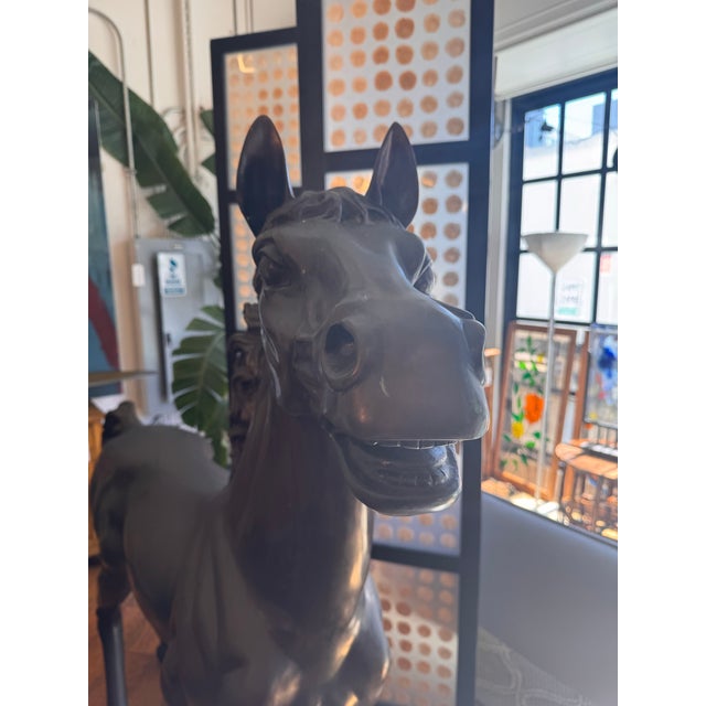 Monumental Bronze Horse Sculpture For Sale In San Francisco - Image 6 of 13