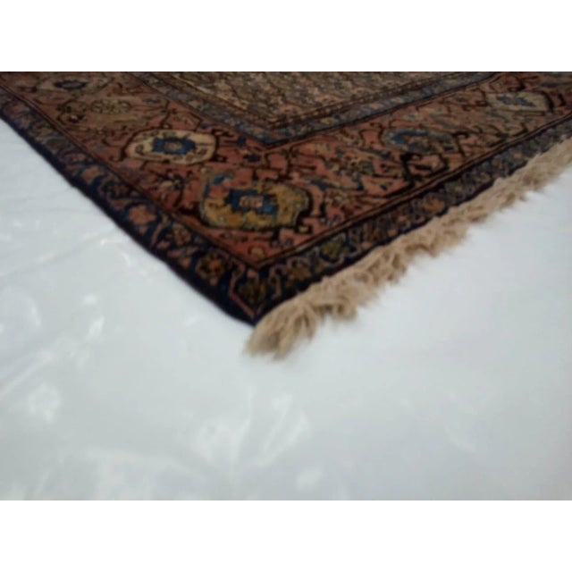 1920s Antique Persian Ferahan Rug - 4′3″ × 6′8″ For Sale In New York - Image 6 of 7