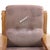 Wood A Pair of French Heavy Oak Brutalist Style Open Arm Chairs, C. 1960. For Sale - Image 7 of 8