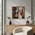 Burnt Orange À Deux Voix, Contemporary Geometric Abstract Oil Painting, Framed by Sophie Dumont For Sale - Image 8 of 9