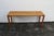 Mid Century Oak Long Narrow Library Tv Console Table 5710 For Sale - Image 9 of 12