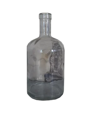 Clear Glass Bottle, 1950s