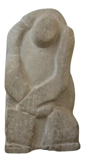 Mid-Century Modern Abstract Granite Sculpture