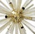Fabio Ltd 21st Century Oro Murano Glass Rod Sputnik Chandelier by Fabio LTD For Sale - Image 4 of 6