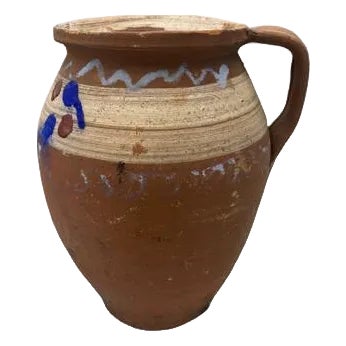 Antique Hungarian Folk Art Pottery For Sale