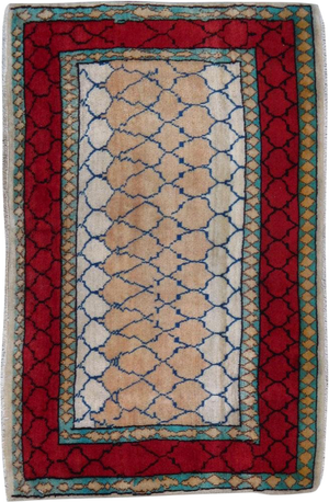 Vintage Persian Tbriz Rug – Size: 2' 1" X 3' 3"