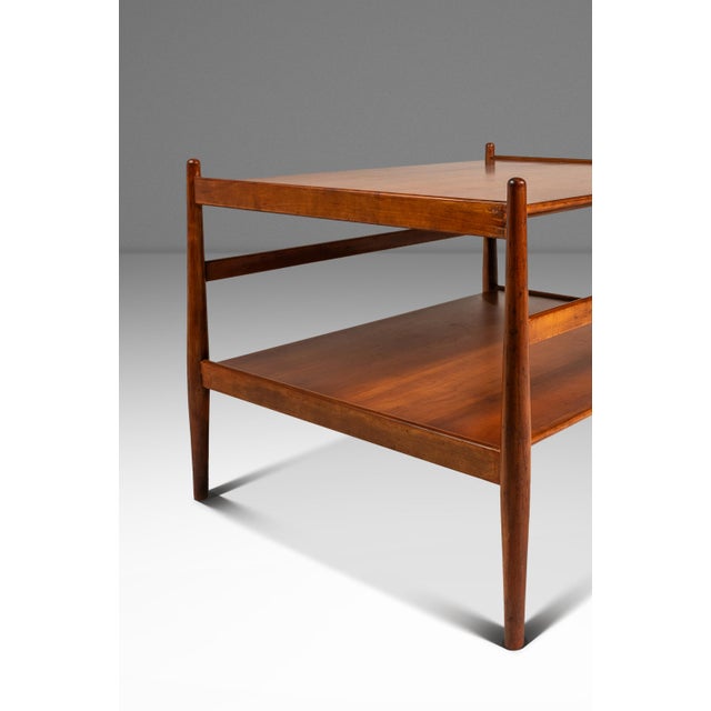 Set of Three (3) Mid-Century Modern 'Suncoast' End Tables in Walnut by Kipp Stewart & Stewart MacDougall for Drexel, Usa, C. 1960s For Sale - Image 15 of 16