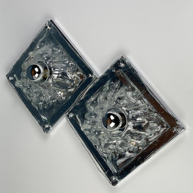 Murano Wall Lamps Polifemo by Angelo Brotto for Esperia, Italy, 1970s, Set of 2 For Sale - Image 7 of 14