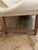 Cream Linen and Blond Wood 7-Foot-Long Bench For Sale In Miami - Image 6 of 12