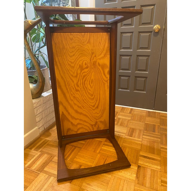 1960s Danish Modern Stone Tile-Top Coffee Table For Sale In Greenville, SC - Image 6 of 8