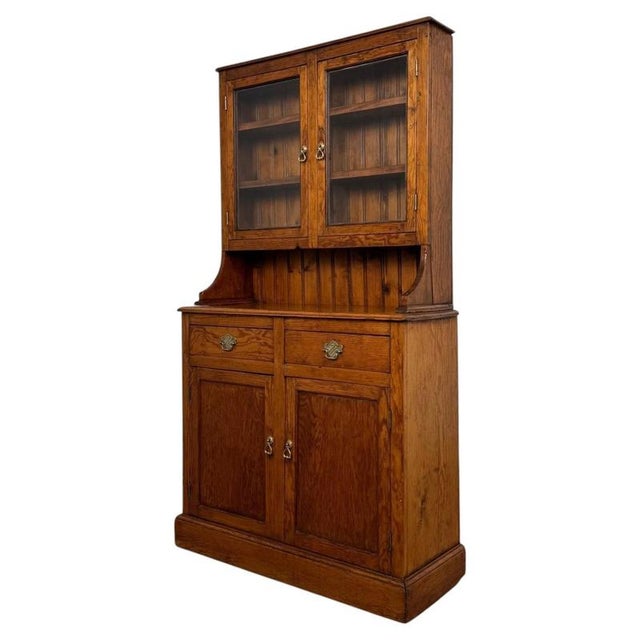 Antique 19th Century English Victorian Pitch Pine Dresser For Sale - Image 3 of 14