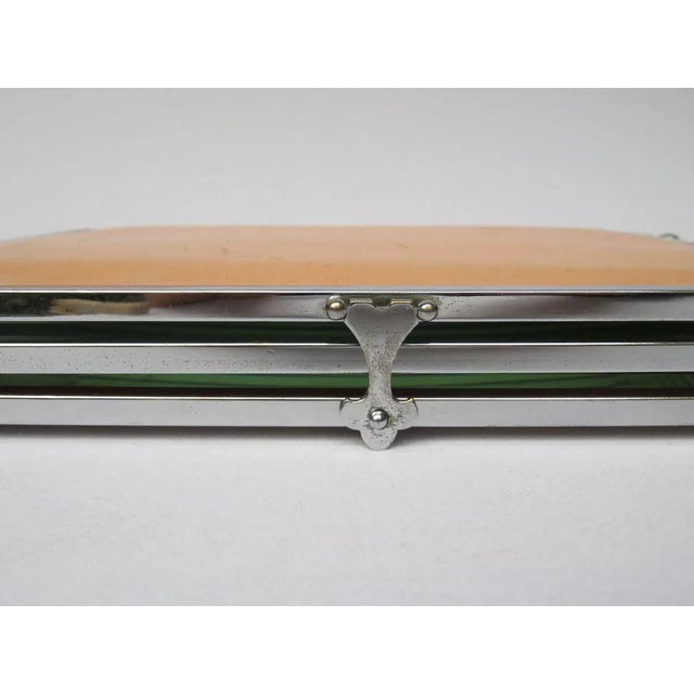 Vintage Art Deco Chrome Folding Triptych Mirror For Sale - Image 11 of 12