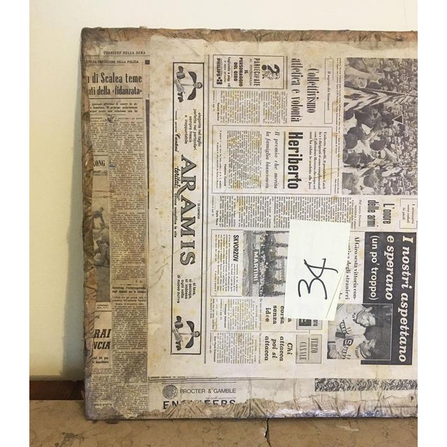 Ermete Lancini, Abstract Collage, 1967, Mixed Media For Sale - Image 17 of 18